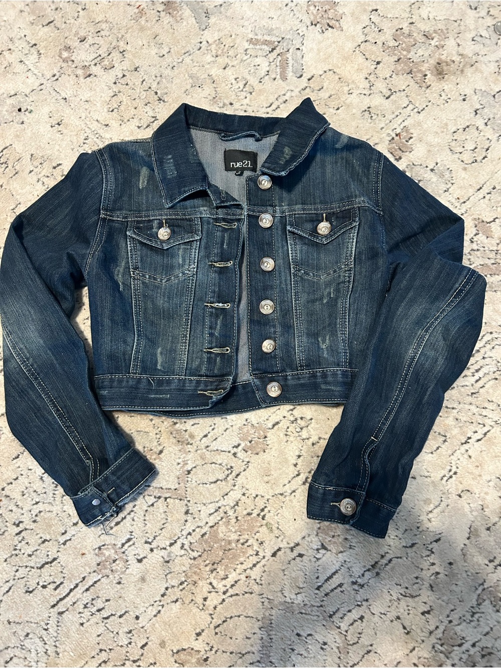 Rue21 women’s Blue Washed Denim Jacket